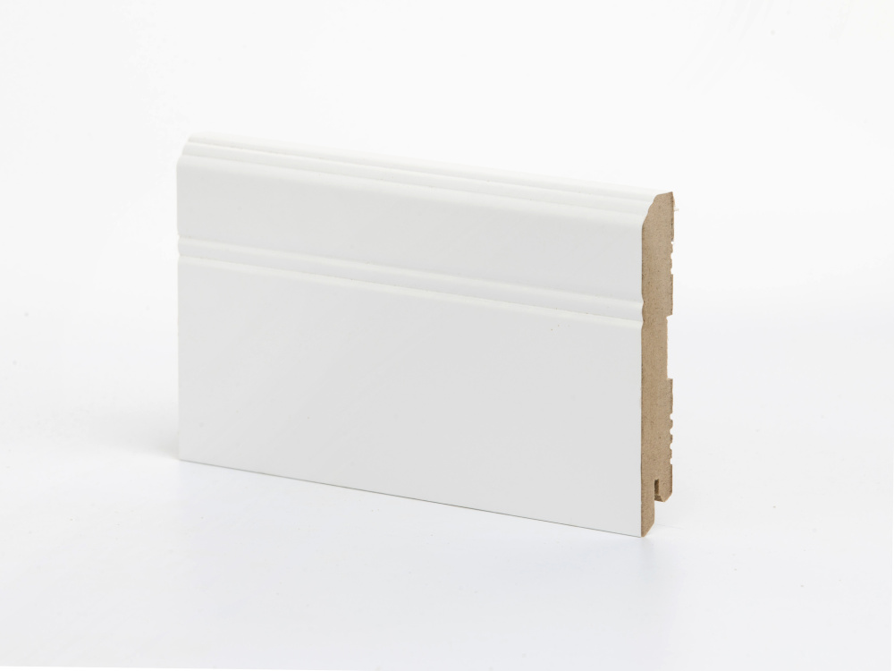 Плинтус МДФ Deartio Белый  К-07 108х16х2050мм